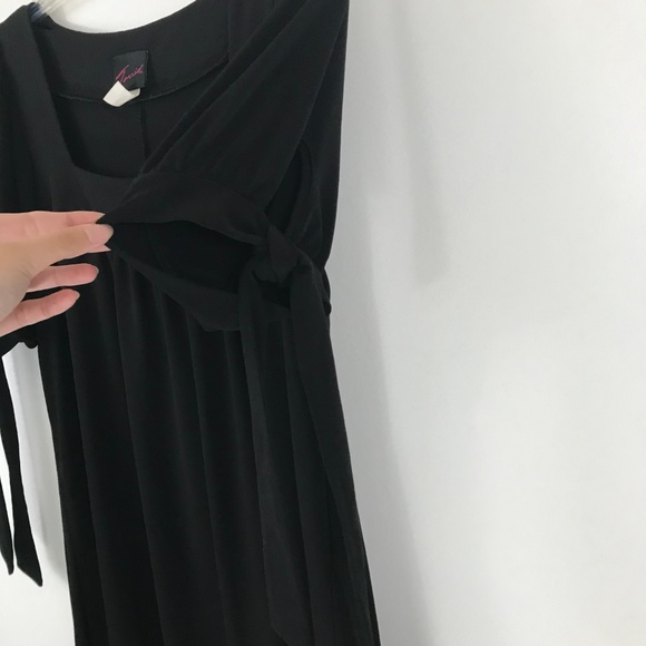 Torrid Black Short Tie Sleeve Tunic Dress 1 - Picture 6 of 8